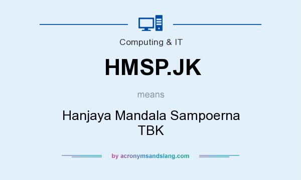 What does HMSP.JK mean? It stands for Hanjaya Mandala Sampoerna TBK