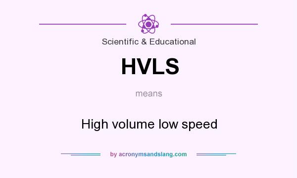What does HVLS mean? It stands for High volume low speed