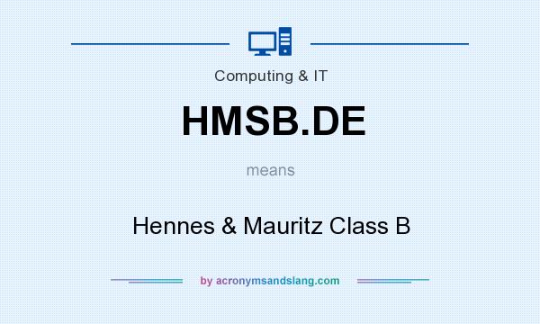 What does HMSB.DE mean? It stands for Hennes & Mauritz Class B