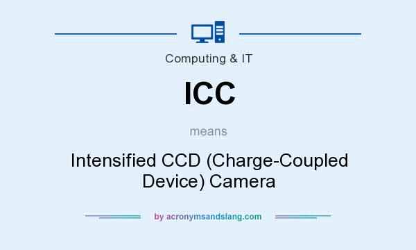 What does ICC mean? It stands for Intensified CCD (Charge-Coupled Device) Camera