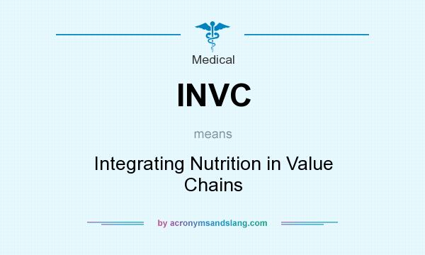 What does INVC mean? It stands for Integrating Nutrition in Value Chains