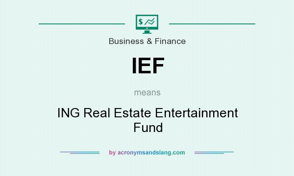 What does IEF mean? It stands for ING Real Estate Entertainment Fund