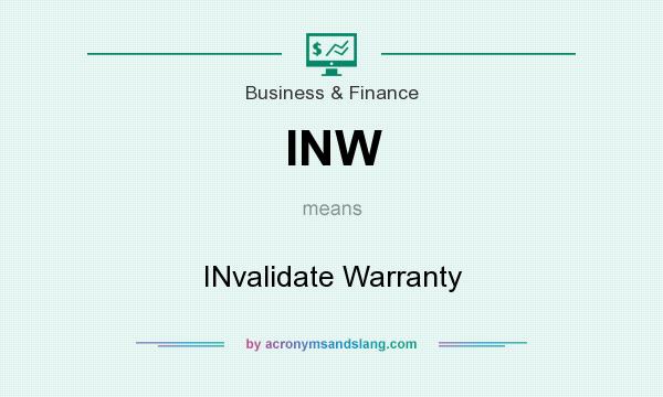 What does INW mean? It stands for INvalidate Warranty