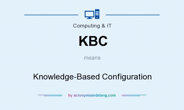 What does KBC mean? It stands for Knowledge-Based Configuration