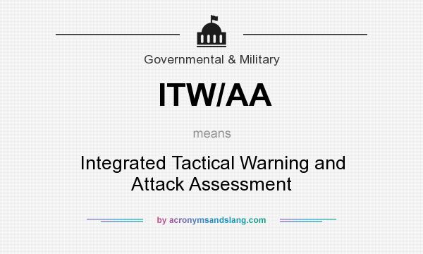 What does ITW/AA mean? It stands for Integrated Tactical Warning and Attack Assessment