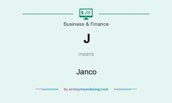 What does J mean? It stands for Janco