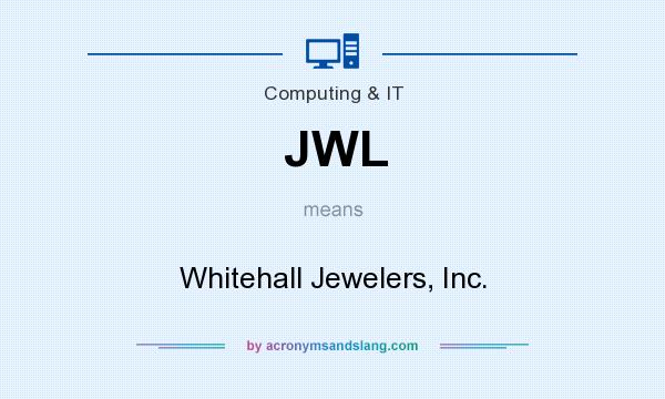 What does JWL mean? It stands for Whitehall Jewelers, Inc.