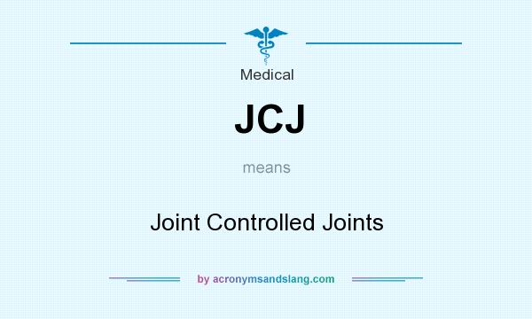 What does JCJ mean? It stands for Joint Controlled Joints