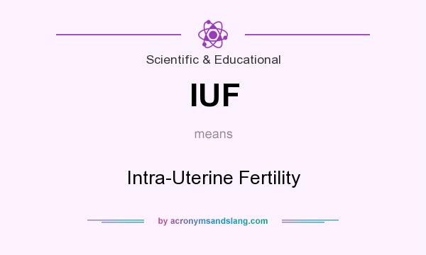 What does IUF mean? It stands for Intra-Uterine Fertility