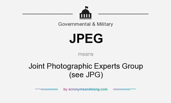 What does JPEG mean? It stands for Joint Photographic Experts Group (see JPG)