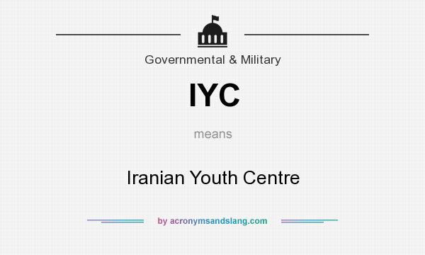 What does IYC mean? It stands for Iranian Youth Centre