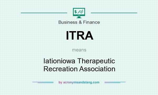 What does ITRA mean? It stands for Iationiowa Therapeutic Recreation Association