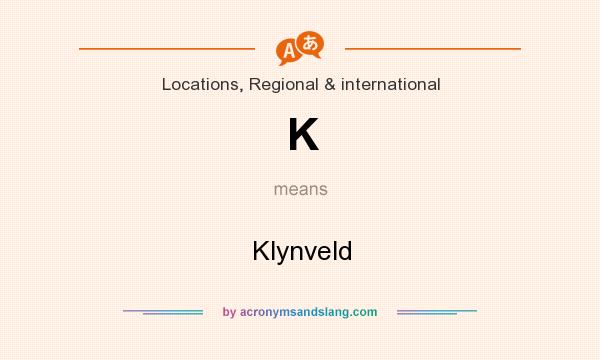 What does K mean? It stands for Klynveld