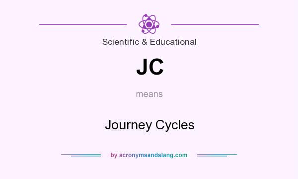 What does JC mean? It stands for Journey Cycles