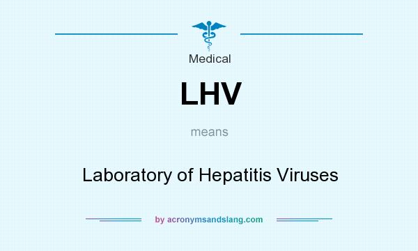 What does LHV mean? It stands for Laboratory of Hepatitis Viruses