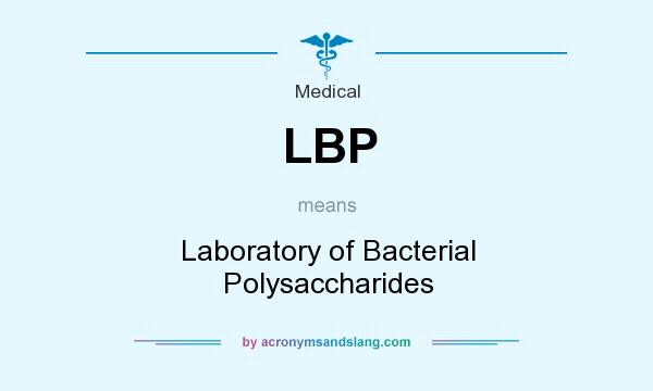What does LBP mean? It stands for Laboratory of Bacterial Polysaccharides