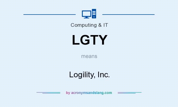 What does LGTY mean? It stands for Logility, Inc.