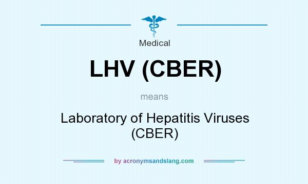 What does LHV (CBER) mean? It stands for Laboratory of Hepatitis Viruses (CBER)