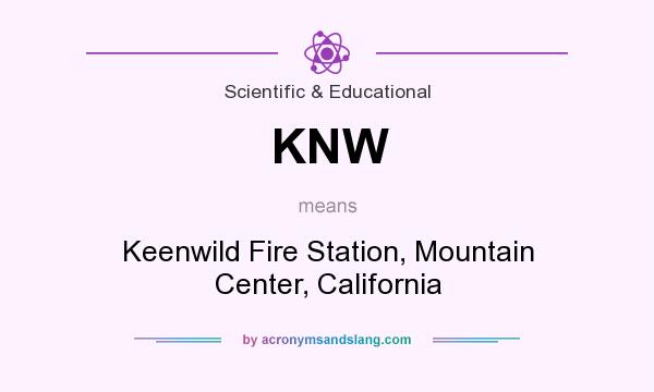 KNW Keenwild Fire Station Mountain Center California In Scientific 