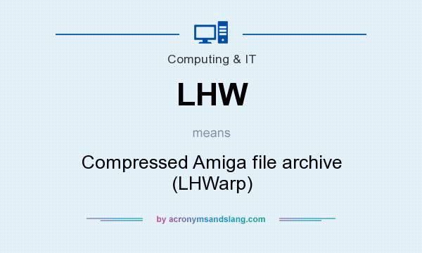 What does LHW mean? It stands for Compressed Amiga file archive (LHWarp)