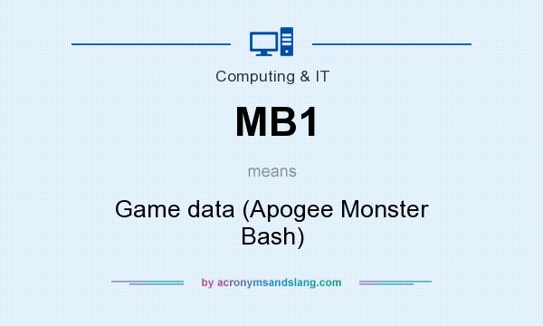 What does MB1 mean? It stands for Game data (Apogee Monster Bash)