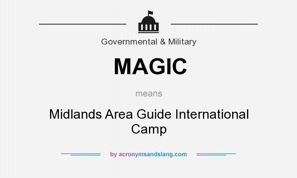 What does MAGIC mean? It stands for Midlands Area Guide International Camp
