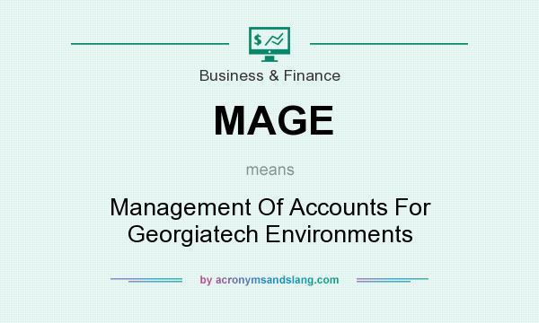 What does MAGE mean? It stands for Management Of Accounts For Georgiatech Environments