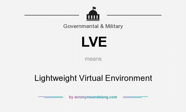What does LVE mean? It stands for Lightweight Virtual Environment