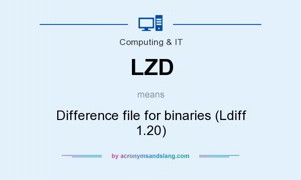 What does LZD mean? It stands for Difference file for binaries (Ldiff 1.20)
