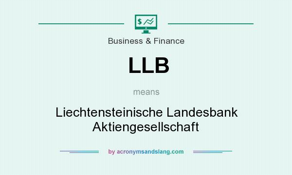 What does LLB mean? It stands for Liechtensteinische Landesbank Aktiengesellschaft