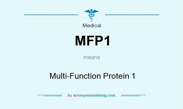 What does MFP1 mean? It stands for Multi-Function Protein 1