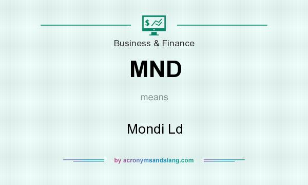 What does MND mean? It stands for Mondi Ld