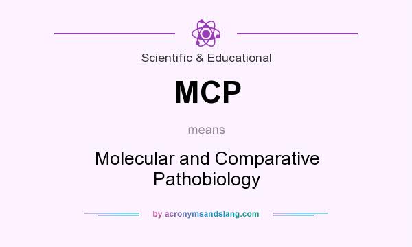 What does MCP mean? It stands for Molecular and Comparative Pathobiology