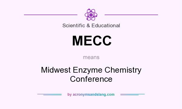 What does MECC mean? It stands for Midwest Enzyme Chemistry Conference