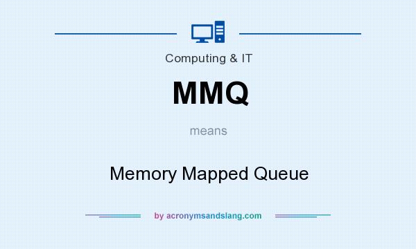 What does MMQ mean? It stands for Memory Mapped Queue