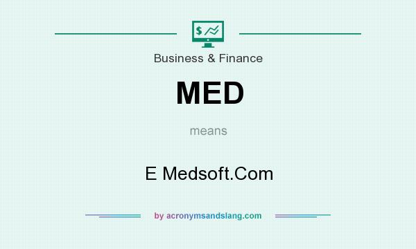What does MED mean? It stands for E Medsoft.Com