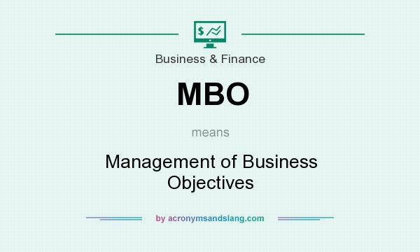 What does MBO mean? It stands for Management of Business Objectives