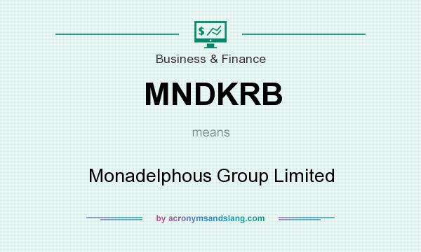 What does MNDKRB mean? It stands for Monadelphous Group Limited