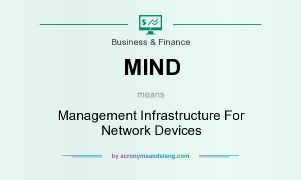 What does MIND mean? It stands for Management Infrastructure For Network Devices