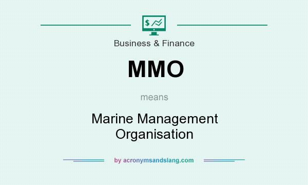 What does MMO mean? It stands for Marine Management Organisation