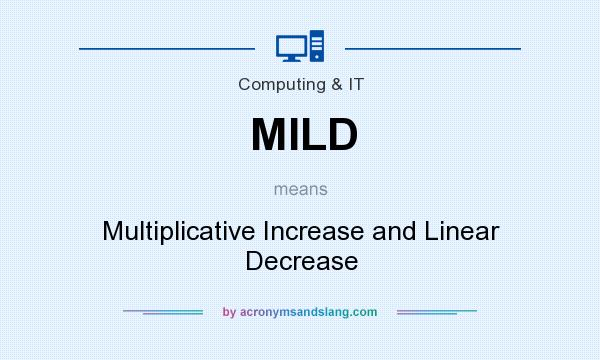 What does MILD mean? It stands for Multiplicative Increase and Linear Decrease
