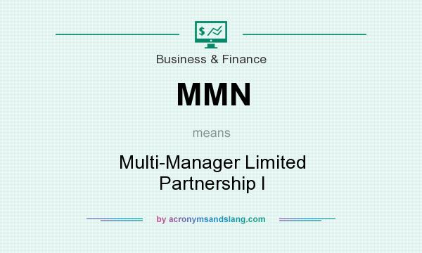 What does MMN mean? It stands for Multi-Manager Limited Partnership I