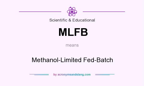 What does MLFB mean? It stands for Methanol-Limited Fed-Batch