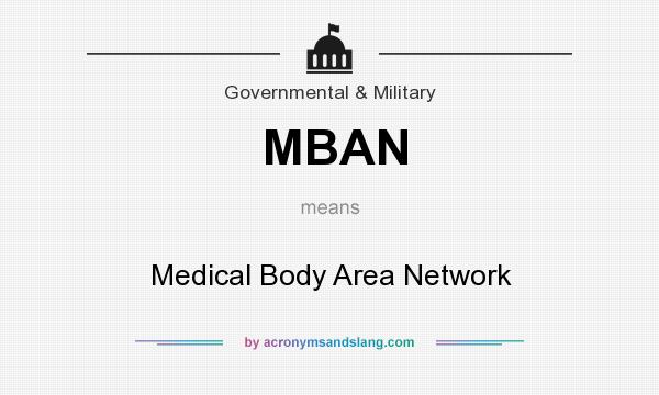 What does MBAN mean? It stands for Medical Body Area Network