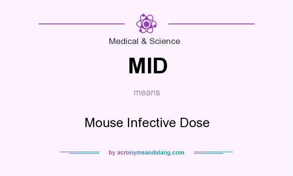 What does MID mean? It stands for Mouse Infective Dose