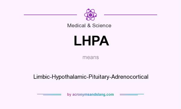 What does LHPA mean? It stands for Limbic-Hypothalamic-Pituitary-Adrenocortical