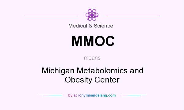 What does MMOC mean? It stands for Michigan Metabolomics and Obesity Center