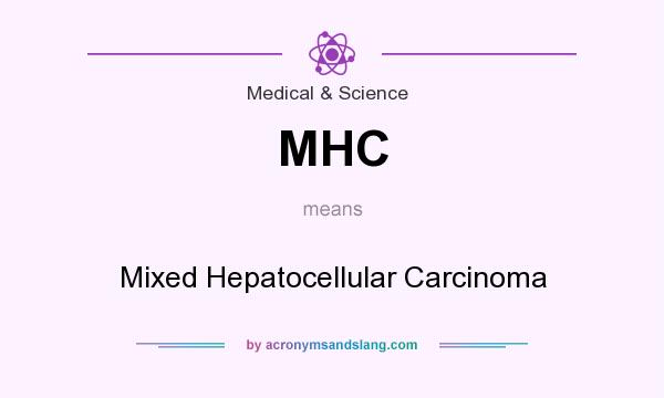 What does MHC mean? It stands for Mixed Hepatocellular Carcinoma