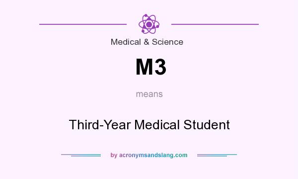What does M3 mean? It stands for Third-Year Medical Student
