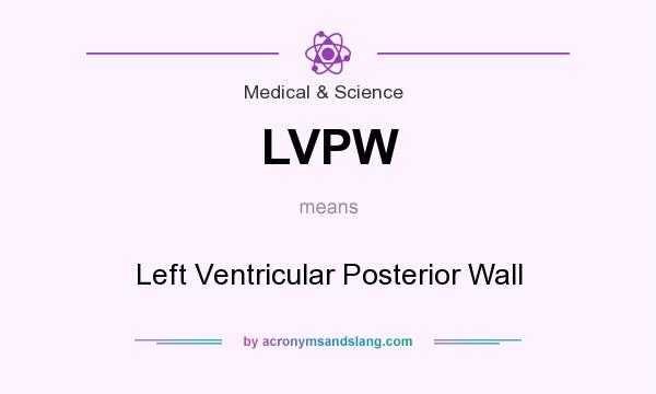 What does LVPW mean? It stands for Left Ventricular Posterior Wall
